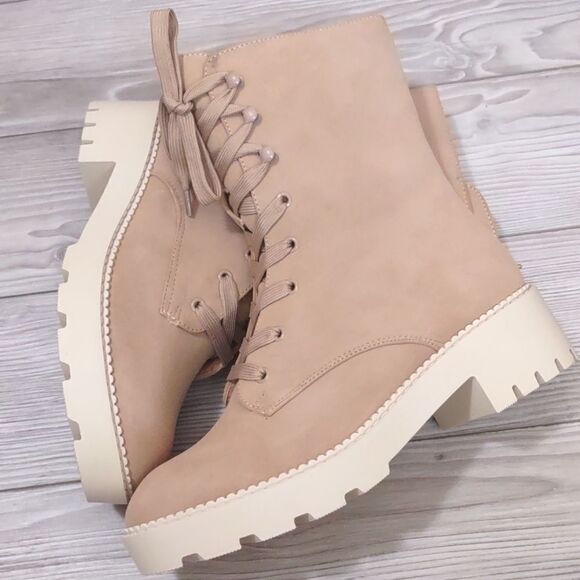 (A-3005) ZBY Women's  Combat Boots Sz 9 - Picture 5 of 11